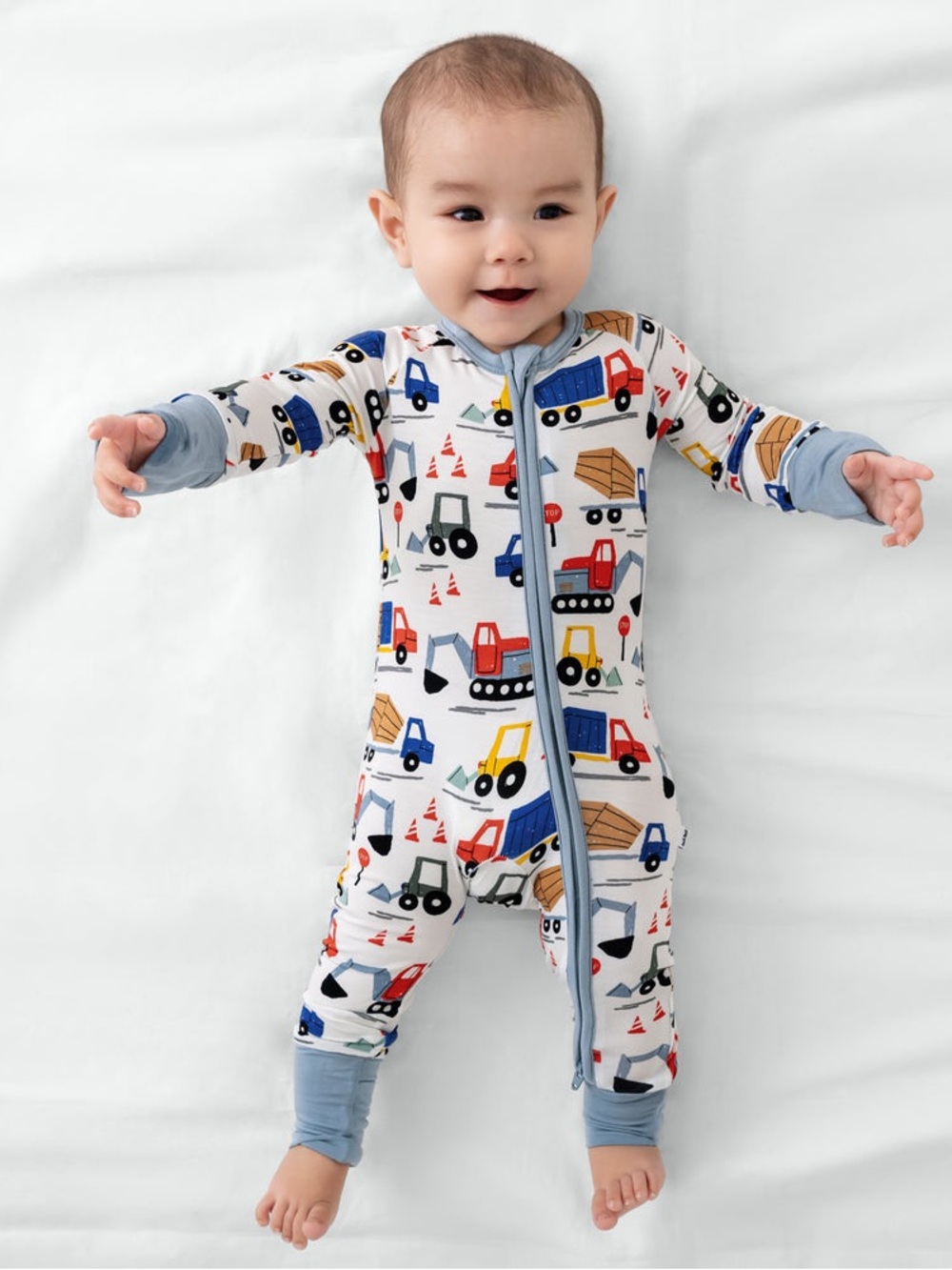 Little Sleepies Construction Zippy